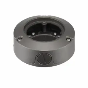 Junction box Hanwha SBO-100B1 outdoor black 12.6 cm diameter