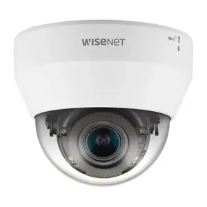 Купольная IP камера безопасности Hanwha QND-6082R1 1920 x 1080 Провода Белый