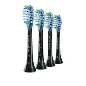 Philips Premium Plaque Defence HX9044/88 4 pack brush heads Black