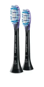 Replacement Brush Heads Philips Premium Gum Care HX9052/88 — 2-pack, Soft bristles, Black, 62,000 movements/min