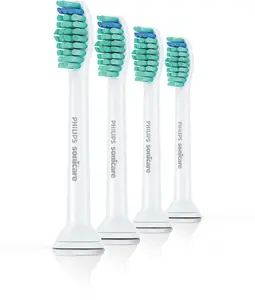 Philips Sonicare ProResults HX6014/87 Toothbrush Heads White 4 Pack Medium Soft Click-on