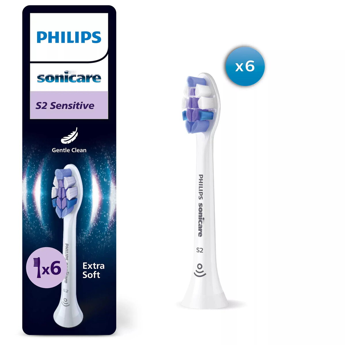 Philips Sensitive HX6056/87 Sonicare rezerves zobu