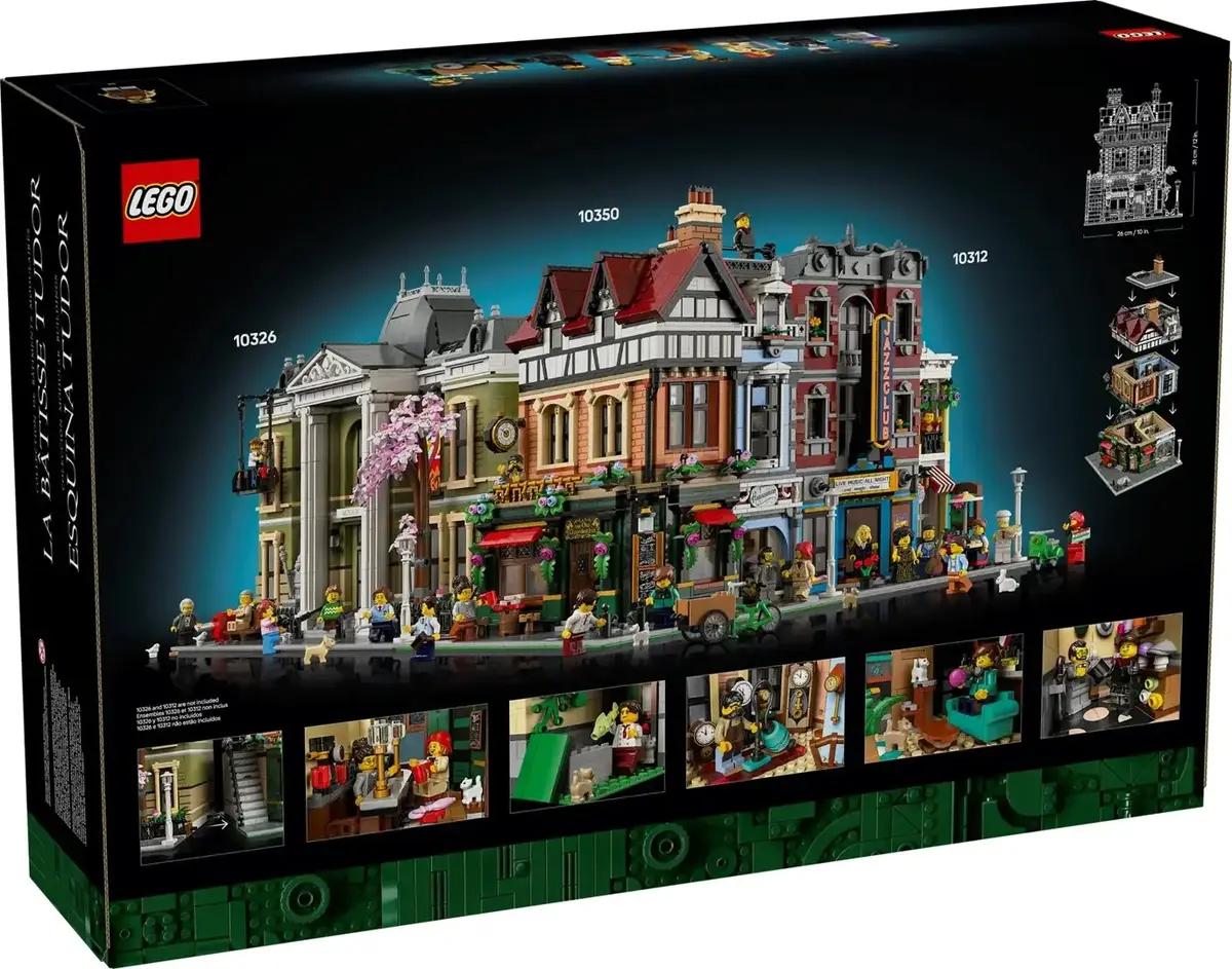 LEGO Icons 10350 Tudor Corner House konstruktors Photo 2