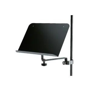 Notu turētājs König & Meyer 115/2 Tērauds Melns 300x30x210 mm