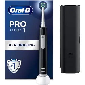 Oral-B Pro 1 Cross Action Rotating-oscillating Toothbrush Black