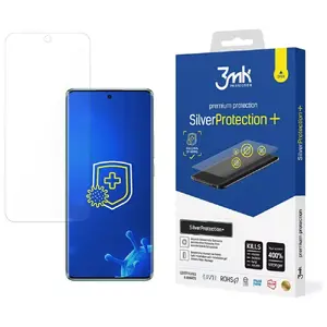 3MK Wet-Mount Антимикробная пленка для Oppo Reno 12 Pro SilverProtect+ — монтаж в жидкость, защита экрана