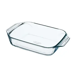 Roasting Pan Pyrex 407B000 2.1L Glass Transparent
