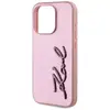 Karl Lagerfeld Wrinkled Metal Signature vāciņš iPhone 15 Pro Max Photo 2