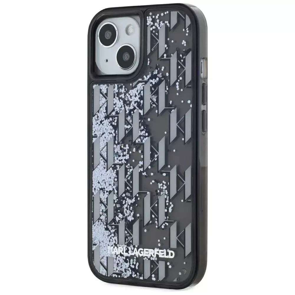Чехол Karl Lagerfeld Liquid Glitter Monogram для iPhone 15 Photo 3