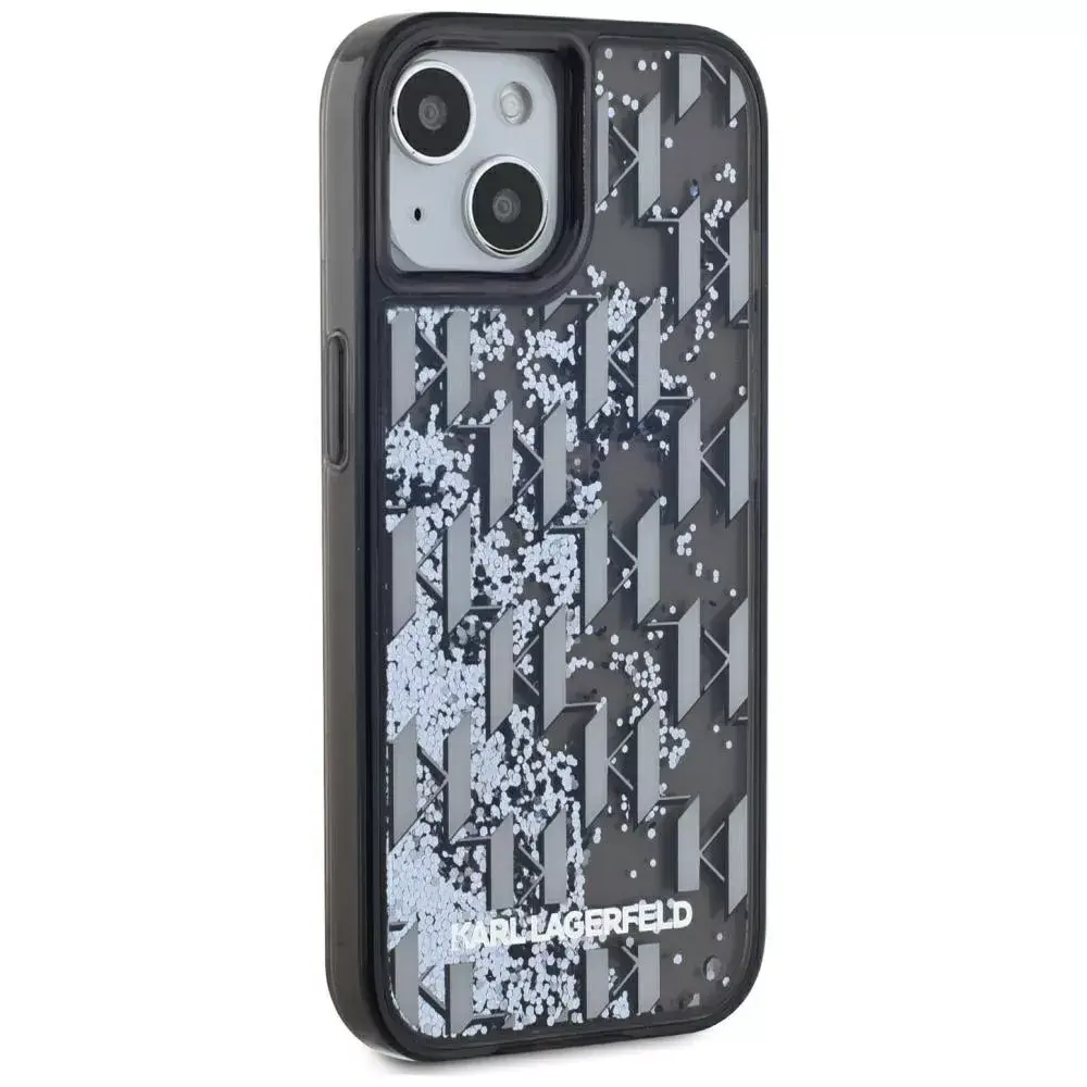 Чехол Karl Lagerfeld Liquid Glitter Monogram для iPhone 15 Photo 8