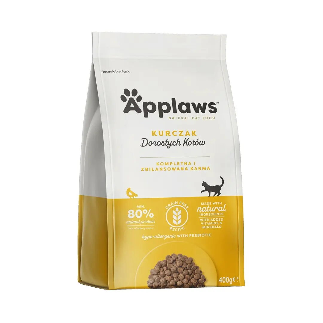 Sausā barība kaķiem Applaws Adult Chicken