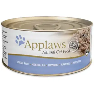 Влажный корм для кошек Applaws Moist Food for Cats 70 г Рыба, для взрослых, банка, 17% белка, 78% влажности