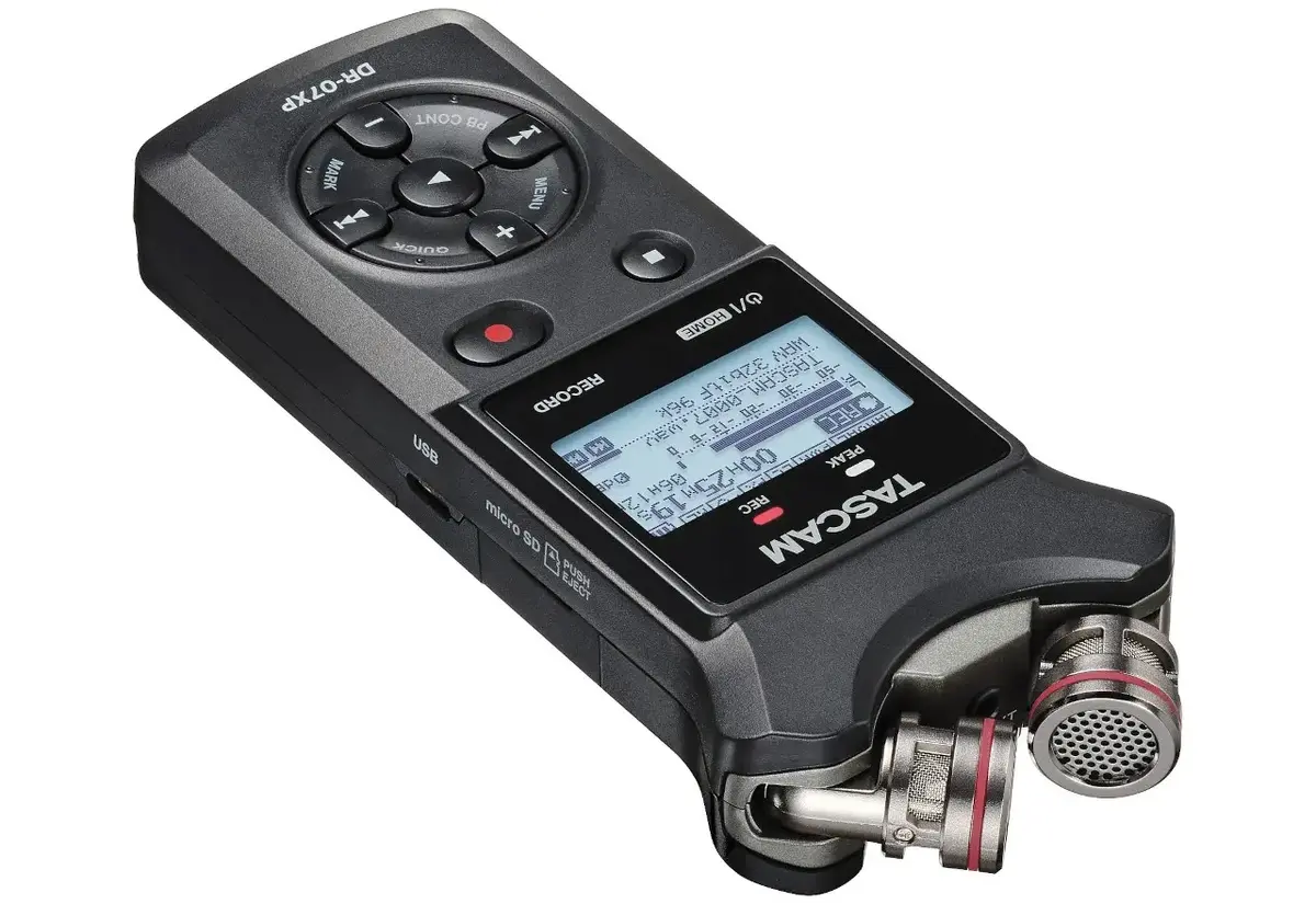 Tascam DR-07XP портативный 2‑трековый рекордер Photo 4