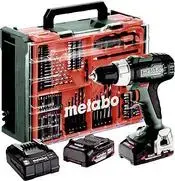 Bezvadu triecienuzgriežņu atslēga Metabo SB 18 L komplekts 60 Nm 18 V ar 2 akumulatoriem