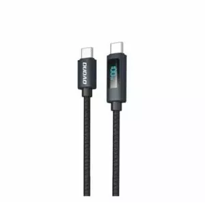 USB-C to USB-C Cable Dudao L7C 100W 1m with LED Display, Black