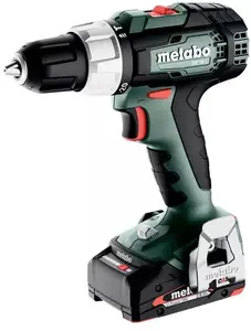 Bezvadu trieciena uzgriežņu atslēga Metabo SB 18 L 60 Nm 18 V ar 2x 2 Ah akumulatoriem