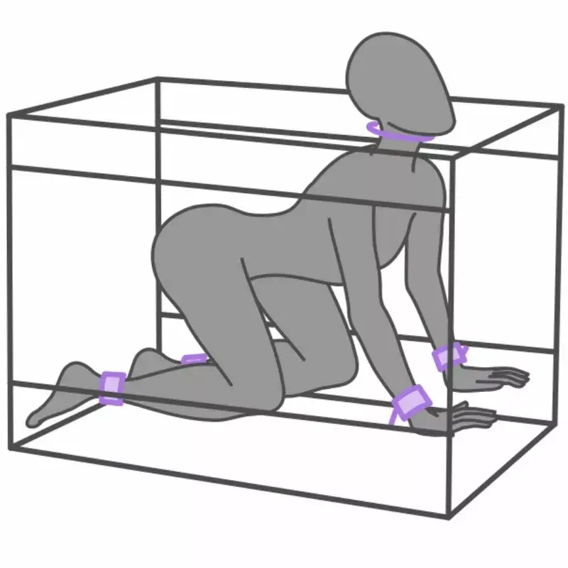 Закрытый BDSM-бокс SECRET DOME La Niche 85×60×60 см Photo 11