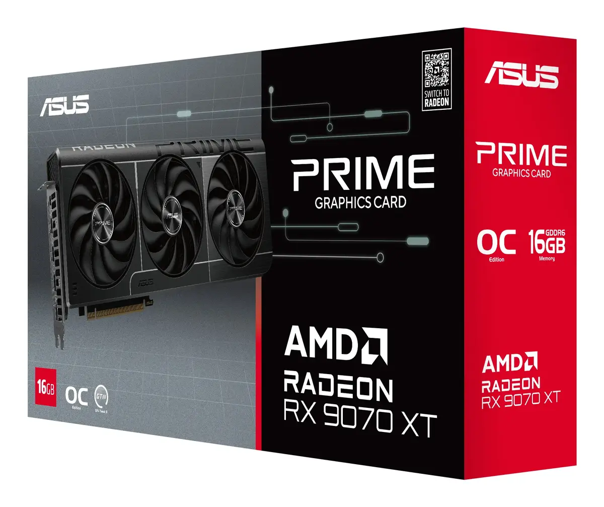 Видеокарта ASUS Prime -RX9070XT-O16G Photo 12