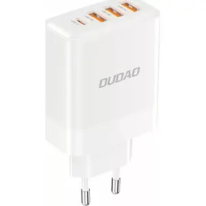 Сетевое зарядное Dudao A5HEU — 3× USB-A и 1× USB-C PD20W