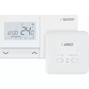 Termostats Engo E901RF bezvadu programmējams enerģiju taupošs, modelis E901RF