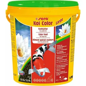 Корм гранулы sera Koi Color Large 21 l — основной гранулированный корм для кои