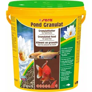 Корм для прудовых рыб Sera Pond Granulat 21 л — гранулы для пруда