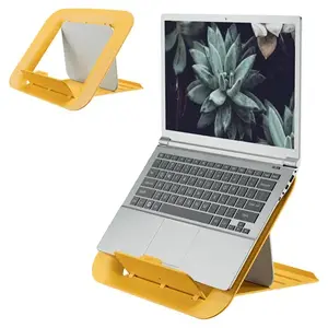 Подставка для ноутбука The Wanderer Leitz Ergo Cosy для 33–43,2 см (13"–17"), жёлтая, 247×312×50 мм