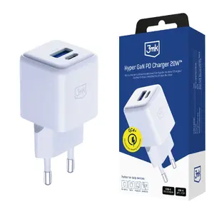 Charger Indoor 3MK Hyper GaN Universal Fast Charging 100-240V
