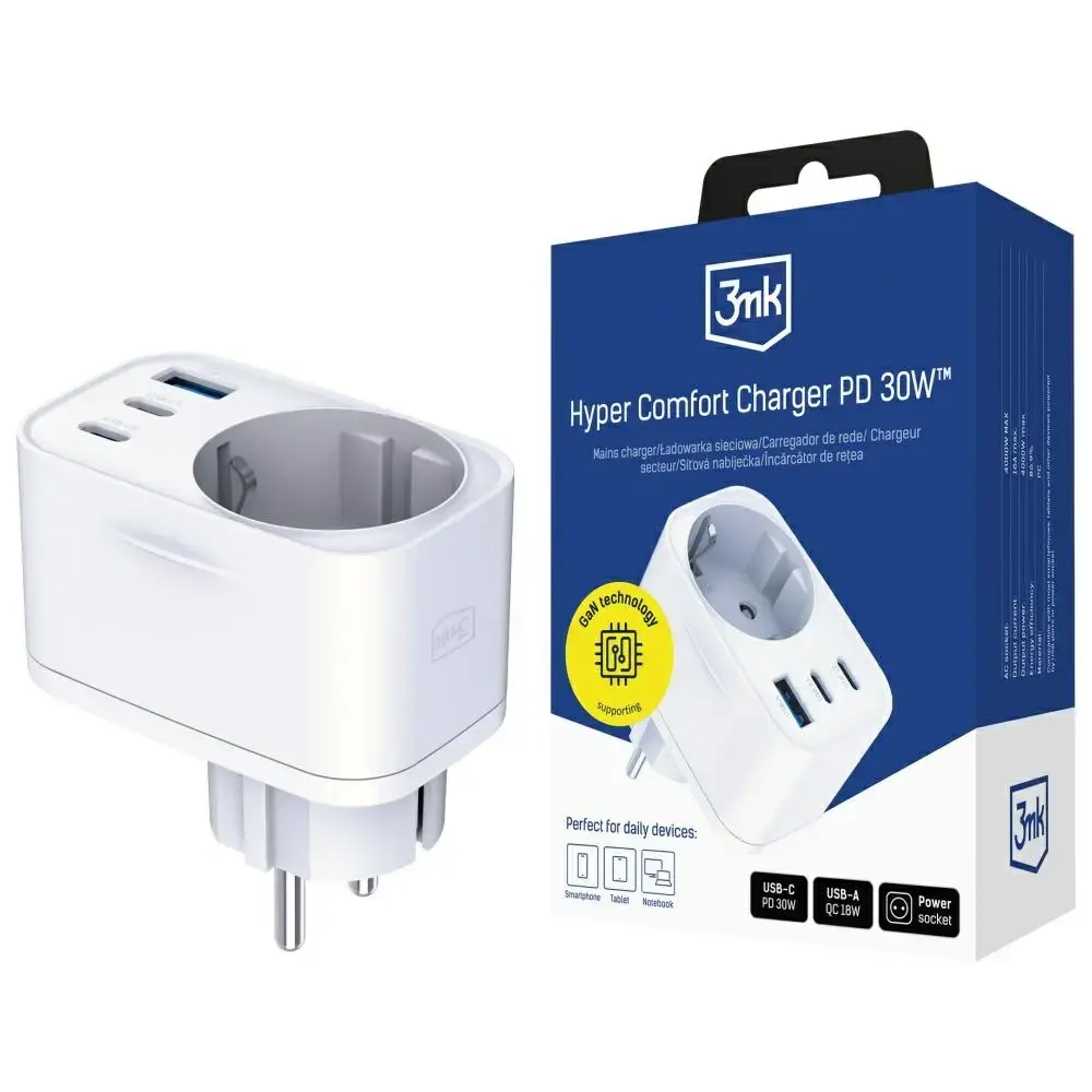 3MK Comfort Charger GaN 30W – lādētājs Photo 6