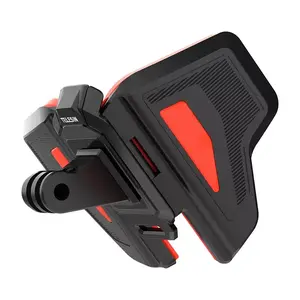 Telesin Motorcycle Helmet Mount GP-HBM-MT2-YH — Adjustable Angle Mount for Action/Sports Cameras