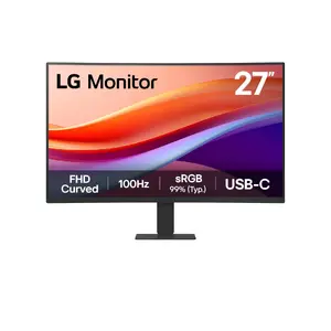 27" изогнутый LED монитор LG 27U421A‑B — 27" Full HD 1920×1080, VA, 100 Гц, HDR10, 250 кд/м², 5 мс, sRGB 99%