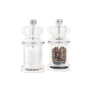 Salt and Pepper Mill Set Cole and Mason GB02H233077 — 2 pieces, 11.8 cm, acrylic