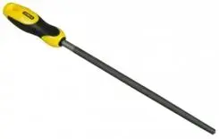 Metal file STANLEY 200 mm round, steel hand file 200 mm (round)