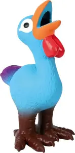 Игрушка для собак Trixie «Курица», латекс, разноцветная, 14 см