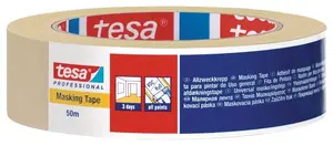 Krāsošanas aizsarglīmlente Tesa 50 mm x 50 m modelis 4042448133588 virsmu aizsardzībai