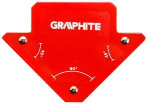 Magnetic welding angle GRAPHITE 45°/90° – load capacity 11.4 kg