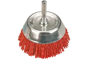 Conical nylon sanding brush Verto 65 mm — abrasive cleaning and surface finishing tool