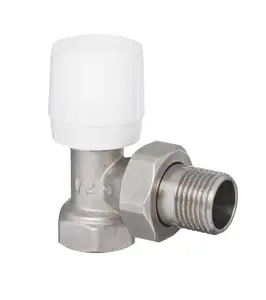 Thermostatic valve INVENA CZ-50-K15-W 1/2 inch, thermostatic radiator valve for heating systems