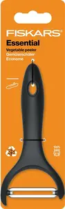 Peeler Fiskars Essential ergonomic design stainless steel blade