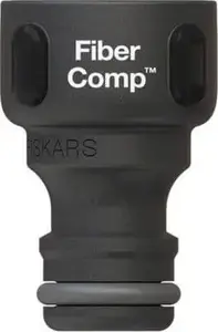 Штуцер для шланга Fiskars FiberComp 1/2 дюйма — лёгкий прочный соединитель для полива