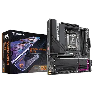 Материнская плата GIGABYTE B650M AORUS ELITE, AMD B650, сокет AM5, Micro ATX