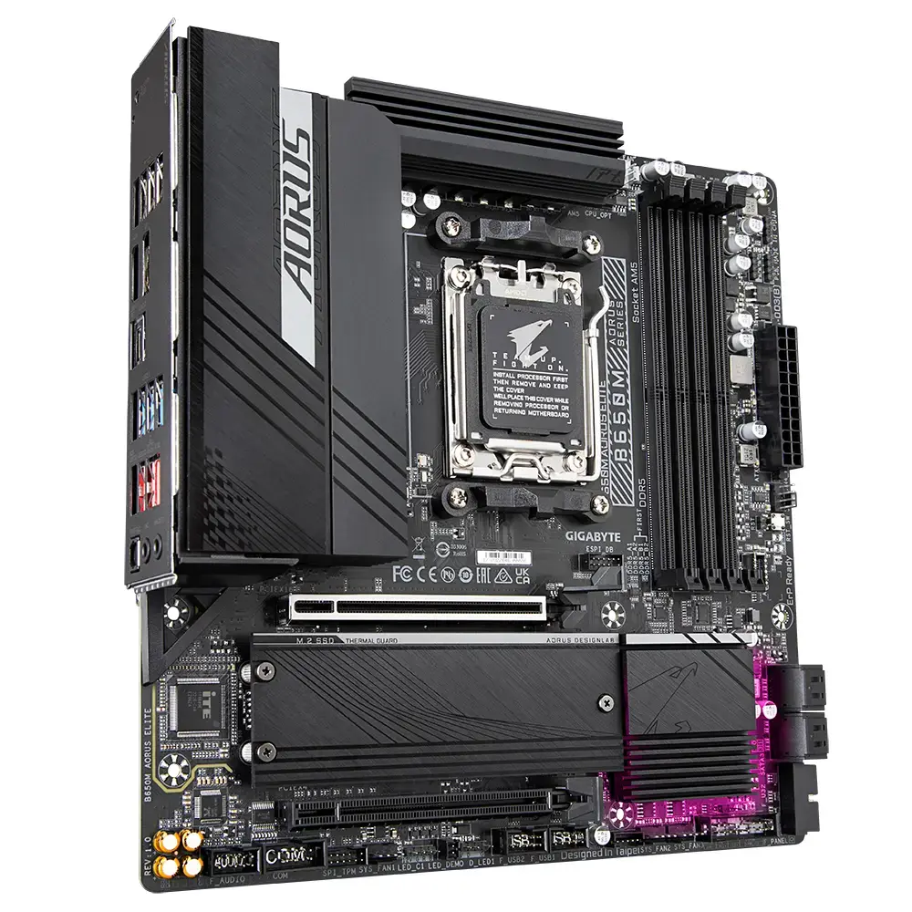 Материнская плата GIGABYTE B650M AORUS ELITE, B650 Photo 4