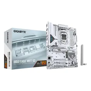 Материнская плата GIGABYTE B850 EAGLE WIFI7 ICE, AMD B850, Socket AM5, ATX