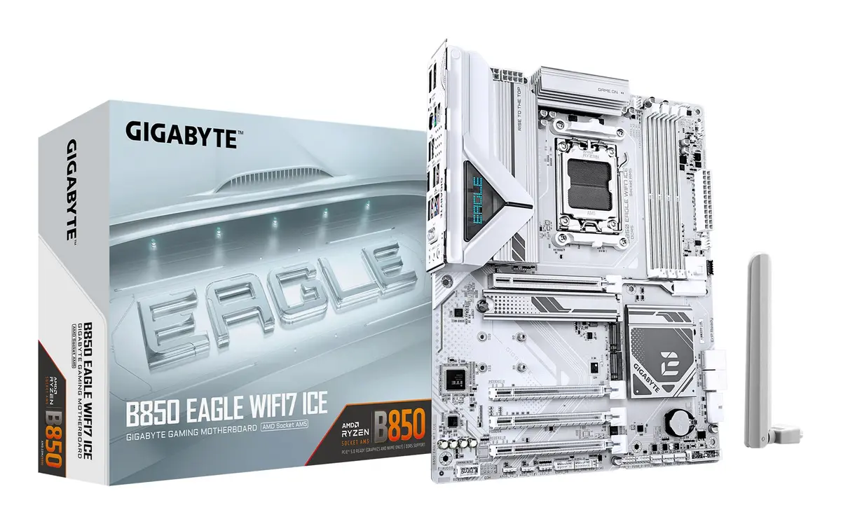 Mātesplate GIGABYTE B850 EAGLE WIFI7 ICE