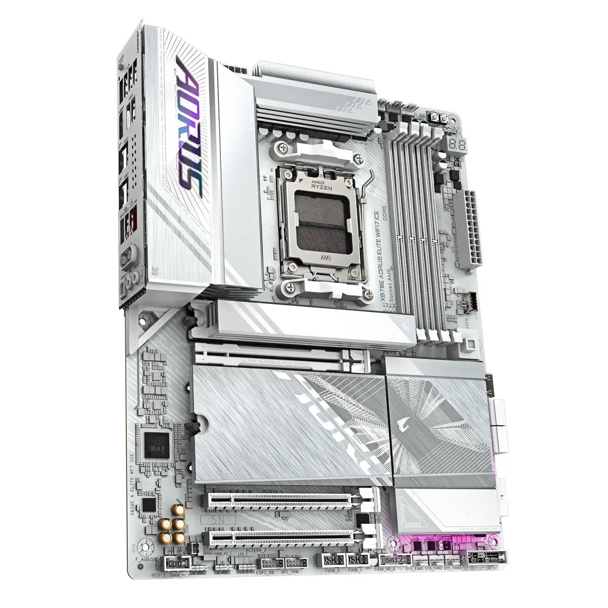 Материнская плата GIGABYTE X870E AORUS ELITE WIFI7 ICE, X870E Photo 3