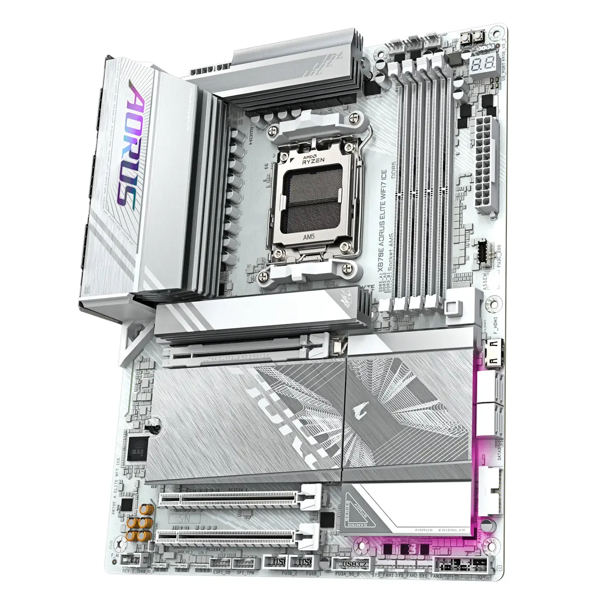 Материнская плата GIGABYTE X870E AORUS ELITE WIFI7 ICE, X870E Photo 4