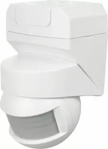 Maclean MCE295 Wall-Mounted Motion and Twilight Sensor 180° + 360° 2000W White