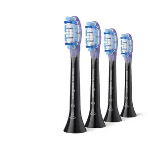 Philips Premium Gum Care HX9054/88 Sonic Toothbrush Heads, 4 Pack, Black