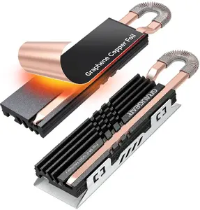 M.2 NVMe 2280 Heatpipe Cooler GrauGear G-M2HS07-GC with Graphene-Copper Construction