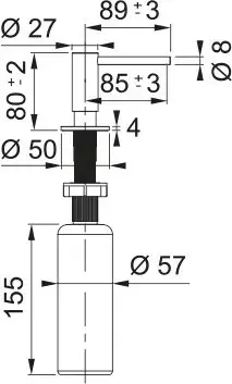 Franke SD Atlas 112.0717.104 dozators Photo 2